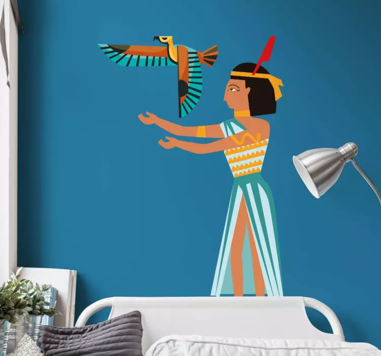 Autocolante animal personagem egípcio antigo - TenStickers