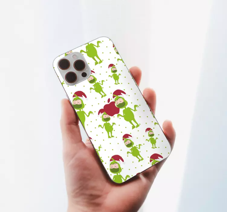 Autocolante animal personagens verdes alegres - TenStickers