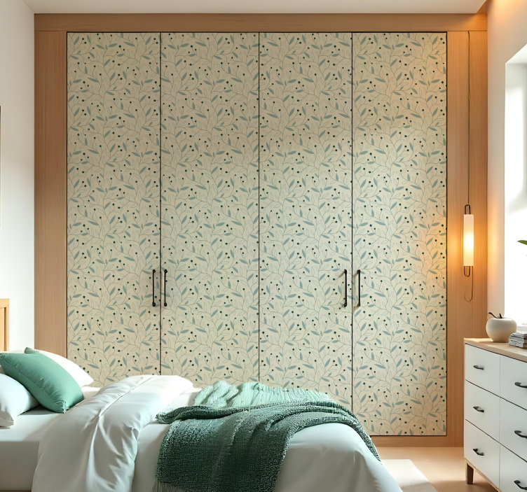 Autocolante para móveis ramos minimalistas - TenStickers