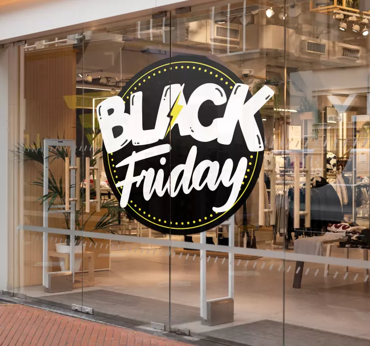 Autocolante para black friday design Urbano Circular - TenStickers
