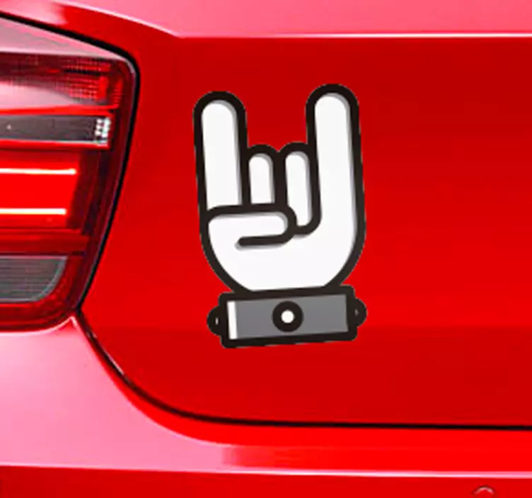 Adesivo para carro Heavy Metal - TenStickers