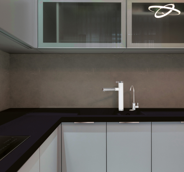 Adesivo para cozinha efeito de pedra escura - TenStickers