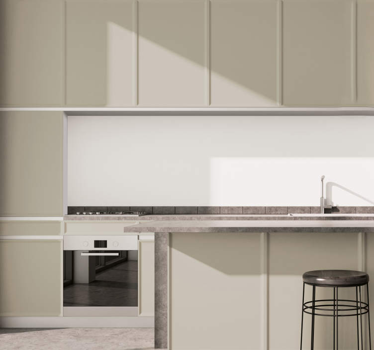 Adesivo para cozinha lençol bege claro - TenStickers