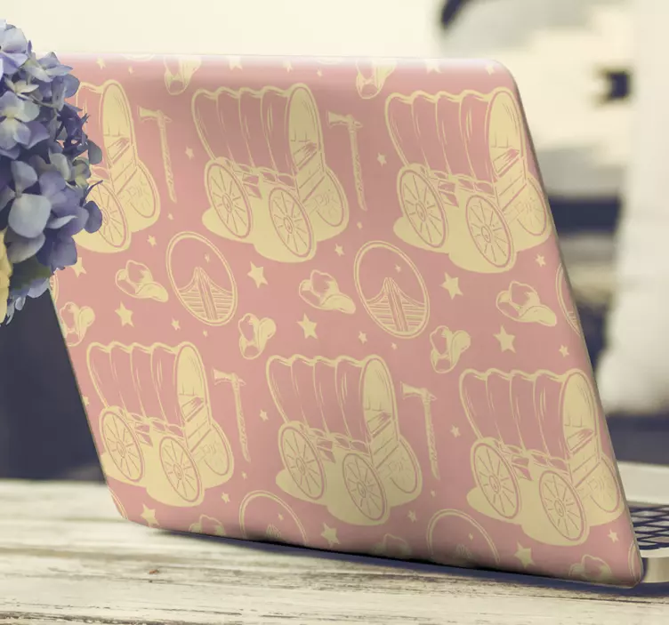 Adesivo para laptop carrinhos de bebê fofos - TenStickers