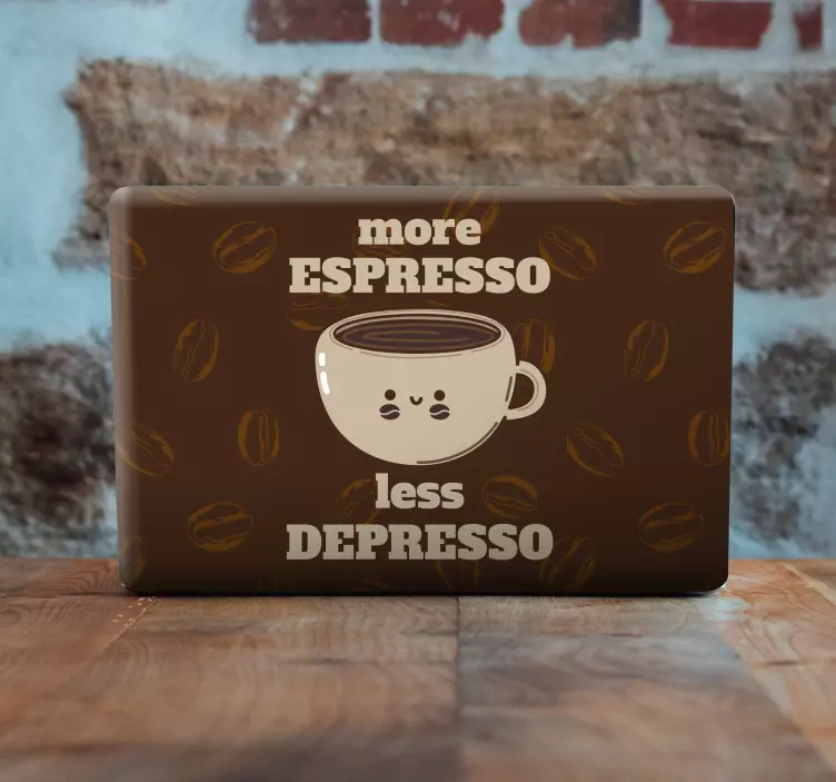 Adesivo para laptop mais expresso - TenStickers