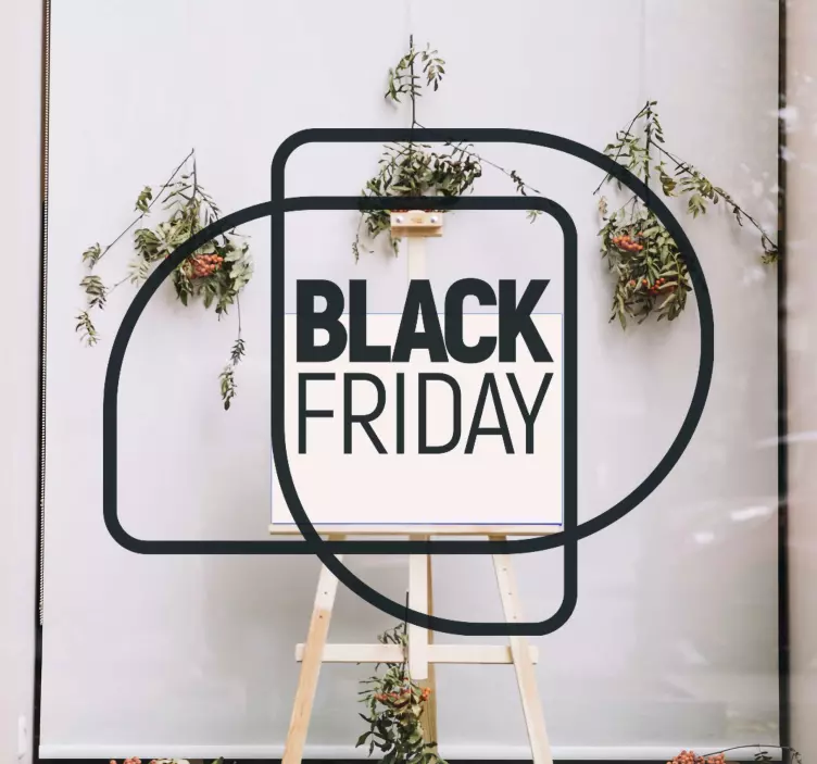 Adesivo para montras texto de anúncio de venda - TenStickers