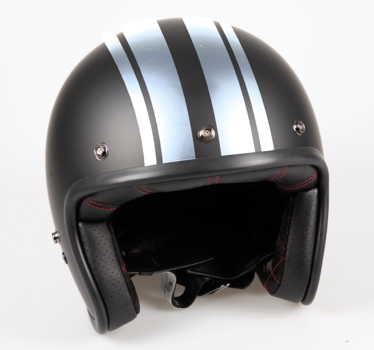 Adesivo para motas linhas de corrida monocoloridas - TenStickers