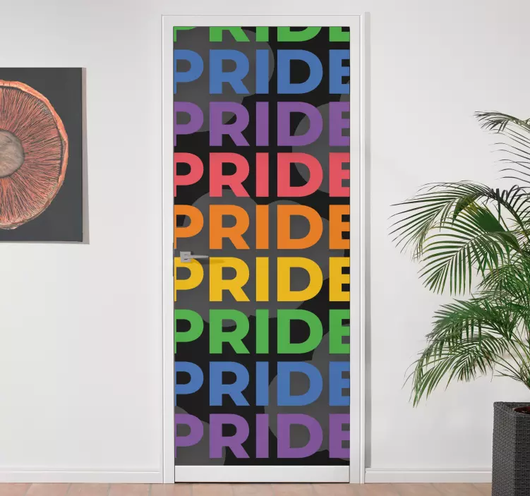 Adesivo amor declaração de orgulho vibrante - TenStickers