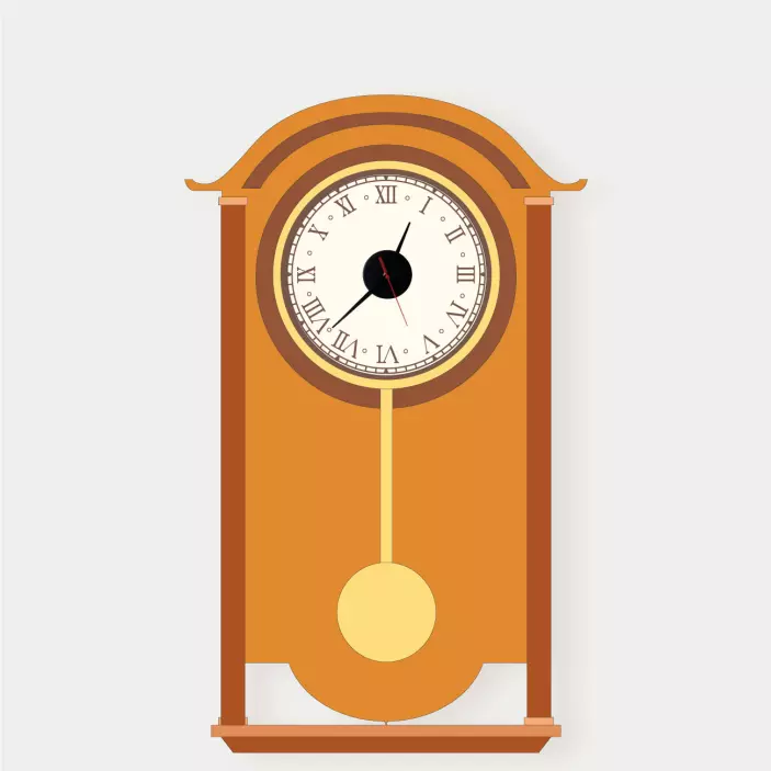 Adesivo relógios pêndulo clássico - TenStickers