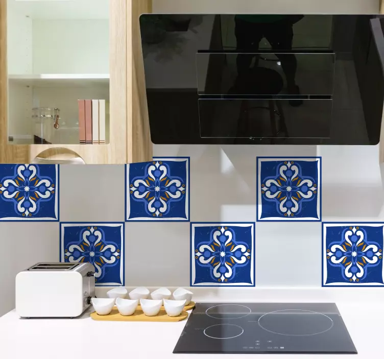 Autocolantes azulejos decorativos Clássico mediterrâneo - TenStickers