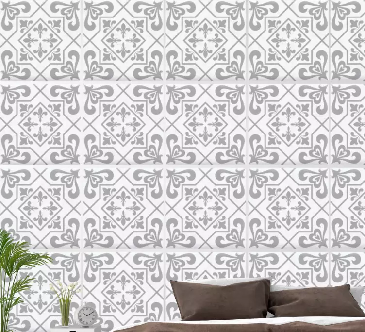 Autocolantes azulejos decorativos Padrões de ladrilhos de cimento - TenStickers