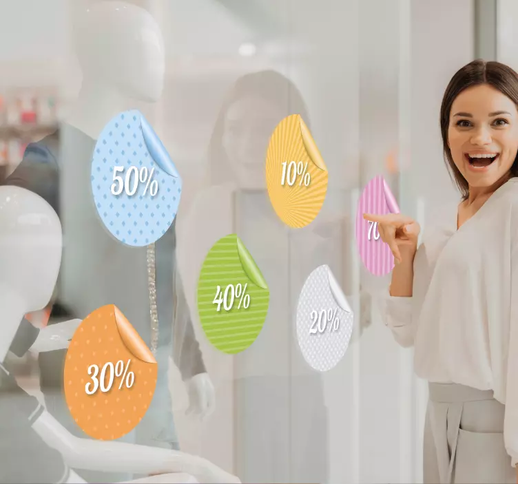 Adesivos personalizados com desconto de casca - TenStickers