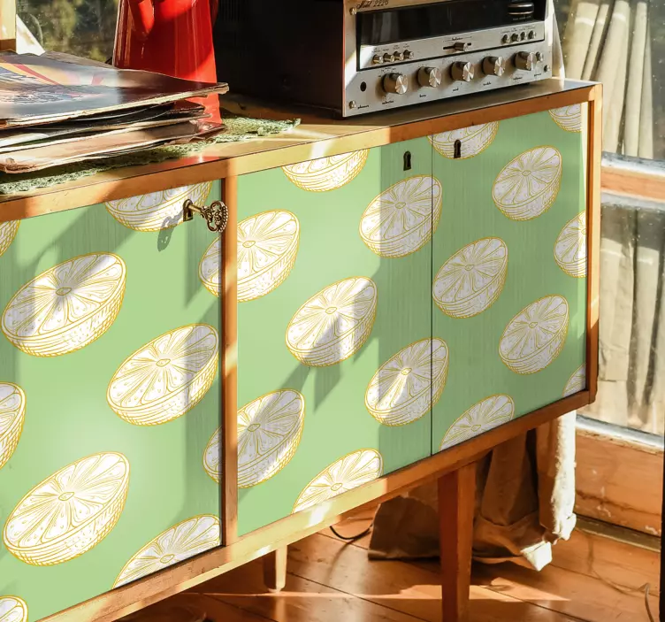 Autocolante animal com motivo de fatia de limão - TenStickers