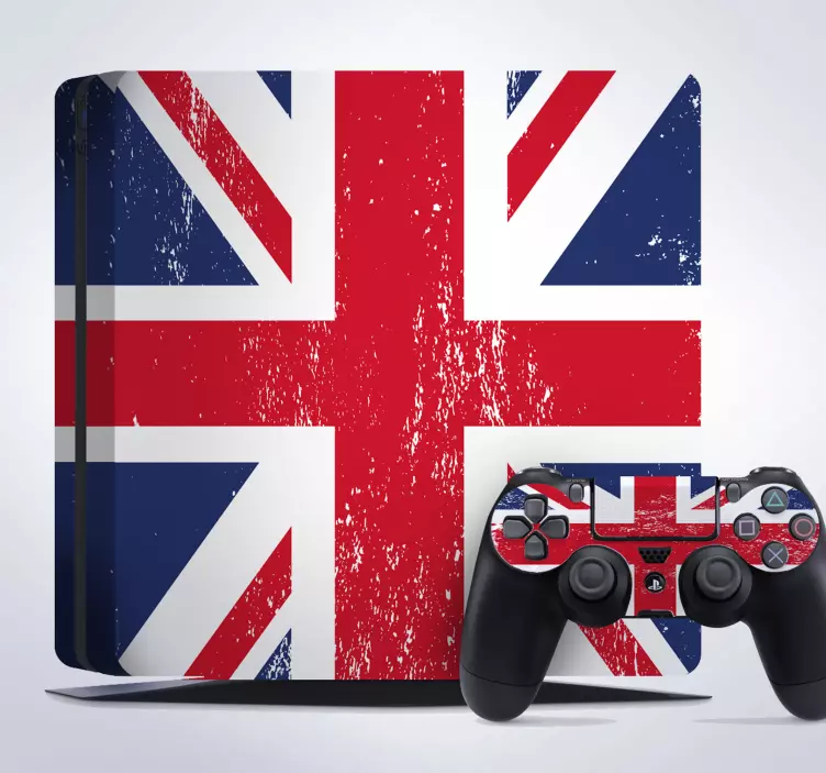 Autocolante bandeiras ps4 Inglaterra - TenStickers