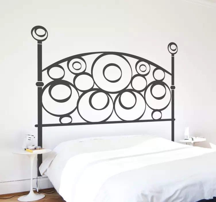 Autocolante cabeceira semicírculo - TenStickers