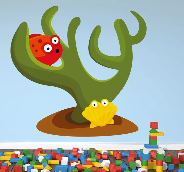 Autocolante com peixes Mar infantil - TenStickers