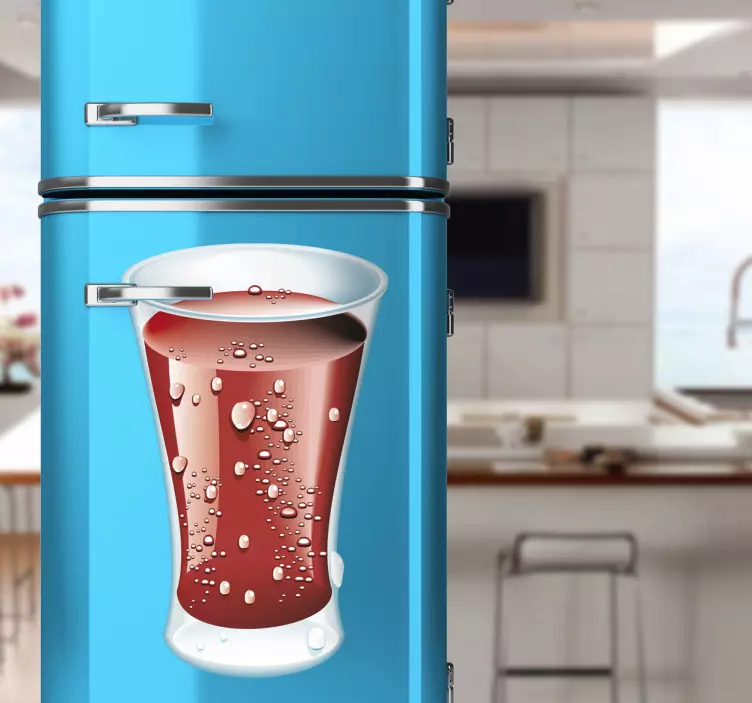 Autocolante de bebidas copo de refrigerante - TenStickers