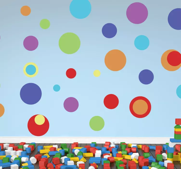 Autocolante de círculo arco-íris - TenStickers