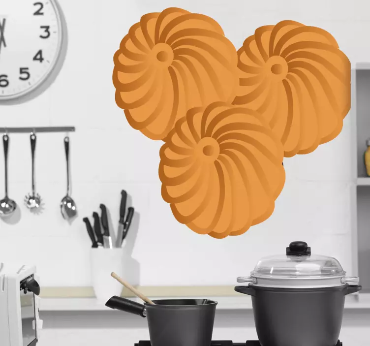 Autocolante de comida Biscoitos de manteiga - TenStickers