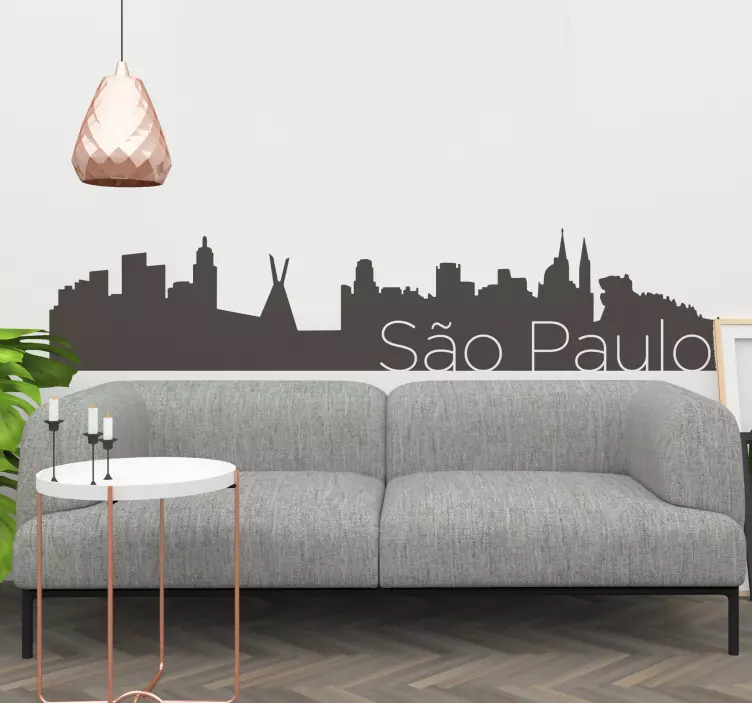 Autocolantes lugares Skyline de são paulo - TenStickers