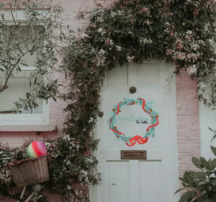 Autocolante decorativo de Natal Guirlanda de natal - TenStickers