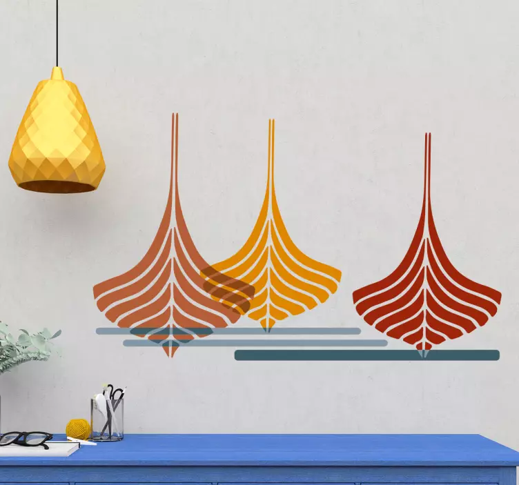 Autocolante de parede barcos - TenStickers