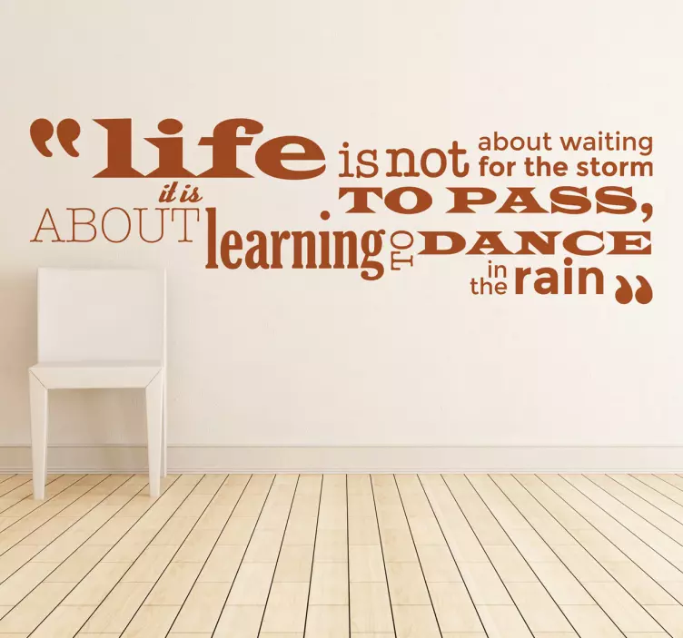 Autocolante de parede Dance In The Rain - TenStickers