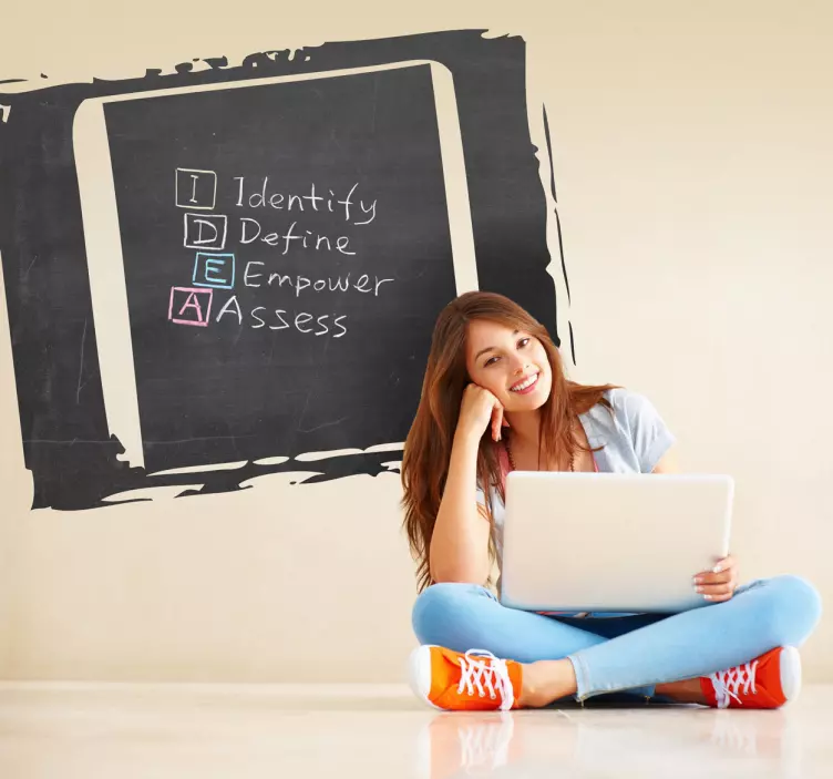 Autocolante de quadro-negro corrediça - TenStickers