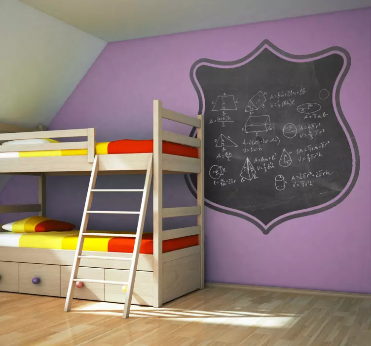 Autocolante de quadro-negro do sinal de tráfego - TenStickers