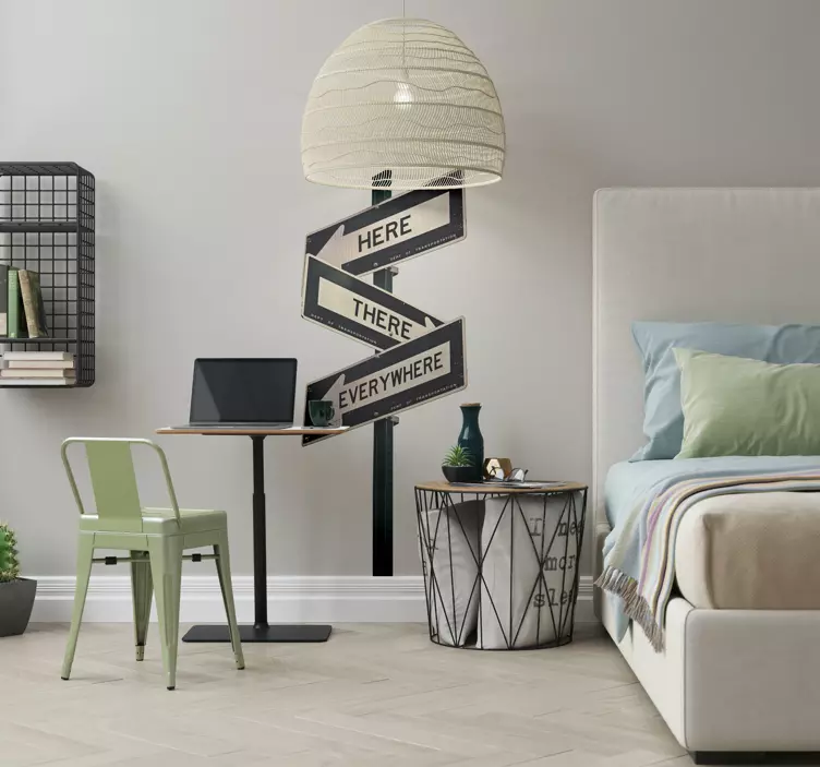 Autocolante decorativo de sinais de trânsito Sinais de transito - TenStickers