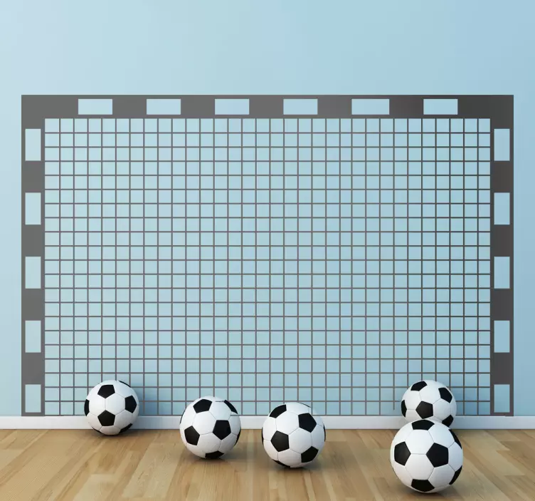 Autocolante decorativo baliza de futebol - TenStickers