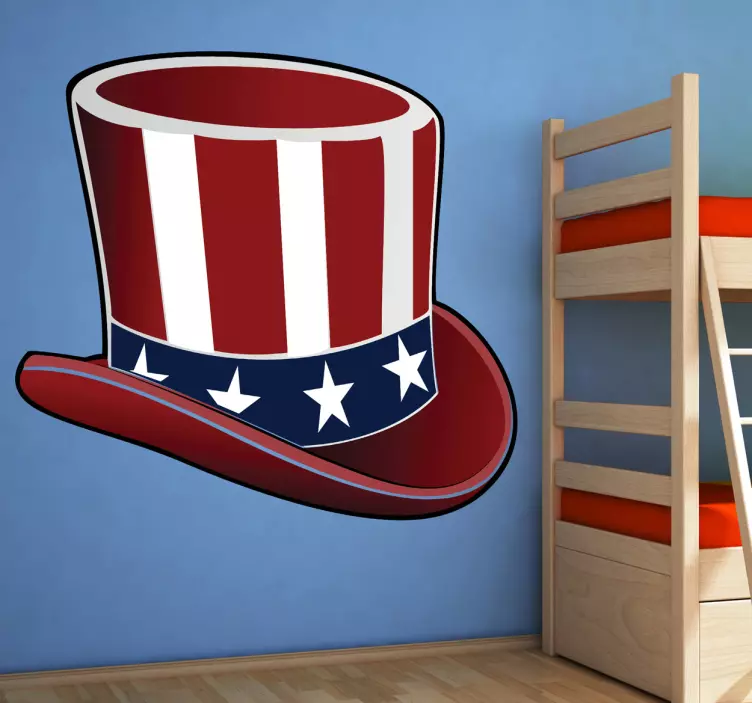 Autocolante decorativo chapéu Uncle Sam - TenStickers