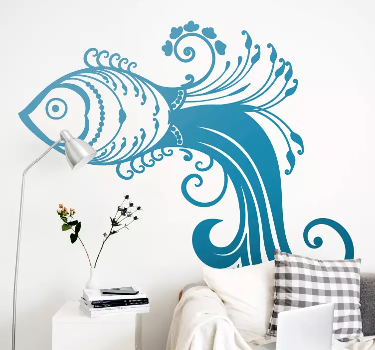Autocolante Peixes ornamentais da vida marinha - TenStickers
