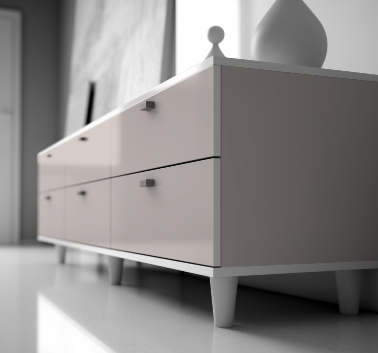 Autocolante de cores lisas cinza pastel - TenStickers