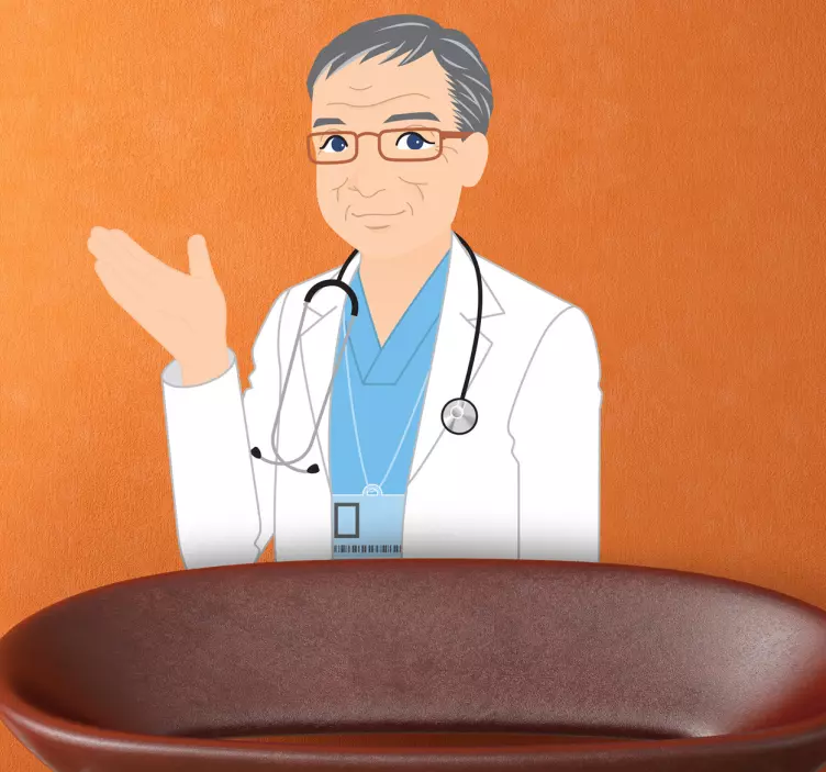 Vinil decorativo de medicina médico de óculos - TenStickers