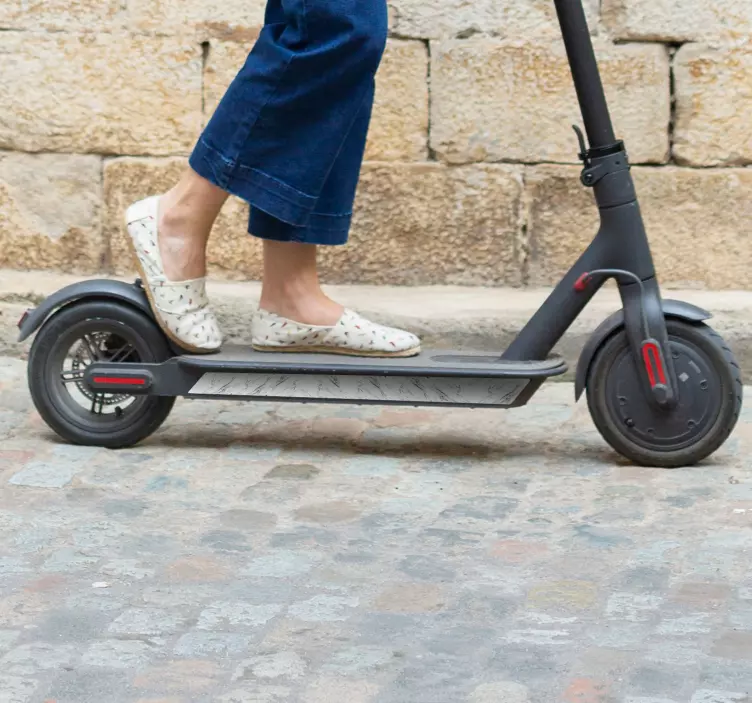 Autocolante de padrões com texturas patinete de textura de mármor - TenStickers