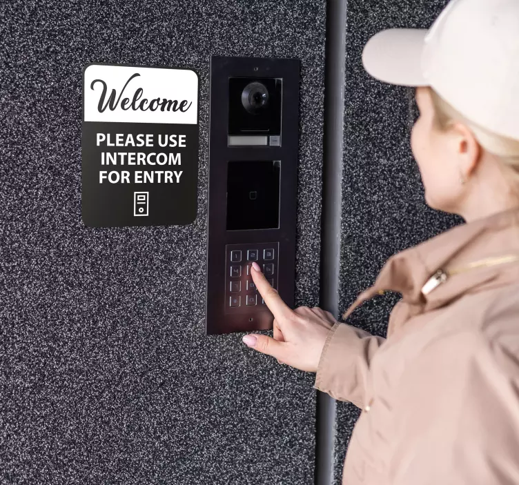 Autocolante de sinalética variada ei, todos, estou fazendo uma pe - TenStickers