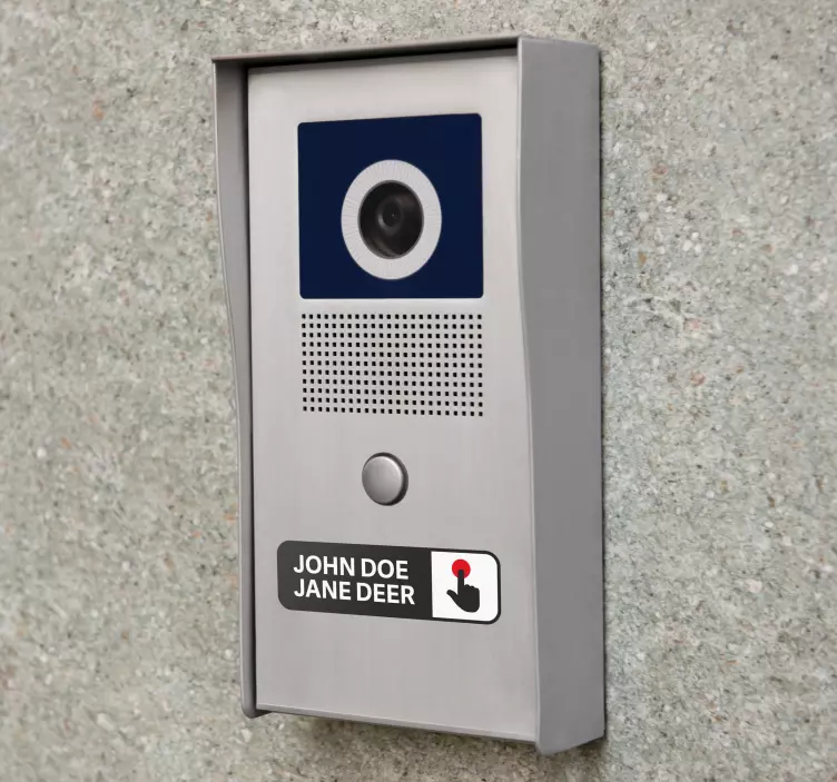 Autocolante de sinalética variada etiqueta de IntercomunicadorApe - TenStickers