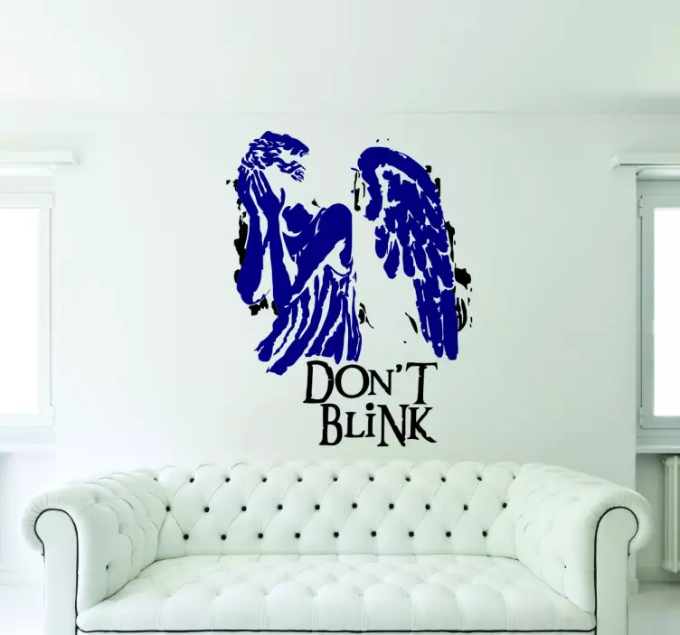 Autocolante decorativo don't blink - TenStickers