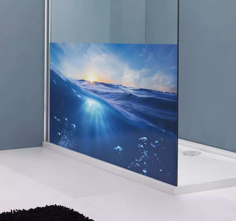 Autocolante decorativo duche de baixo de água - TenStickers