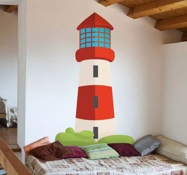 Autocolante decorativo farol marinheiro - TenStickers