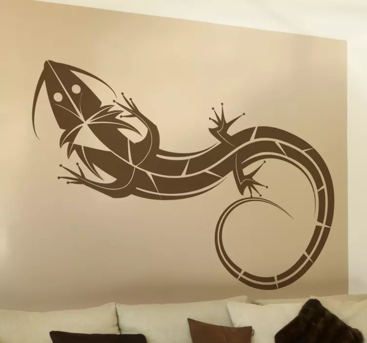 Autocolante decorativo ilustração de lagarto - TenStickers