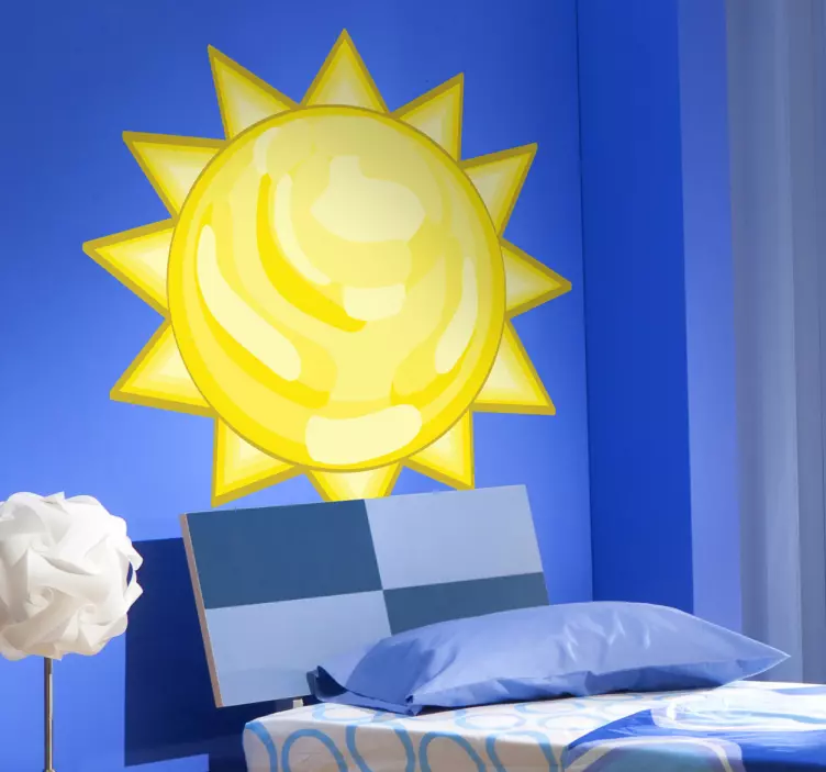 Autocolante decorativo infantil sol - TenStickers