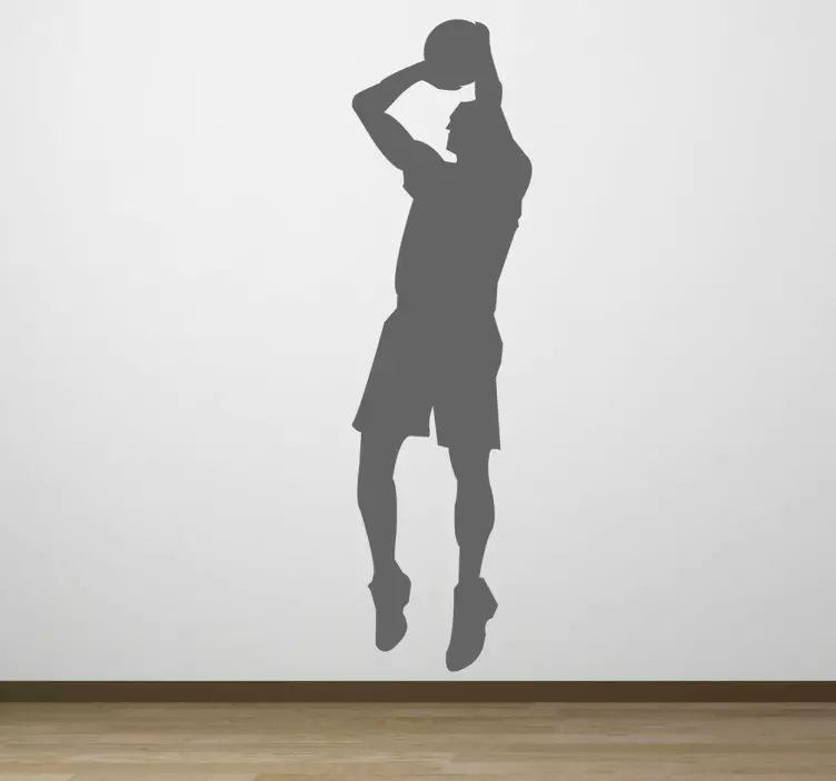 Autocolante decorativo lançamento de basquetebol - TenStickers