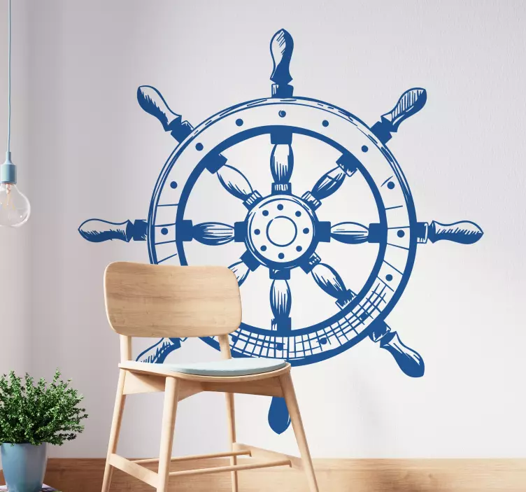 Autocolante decorativo leme - TenStickers