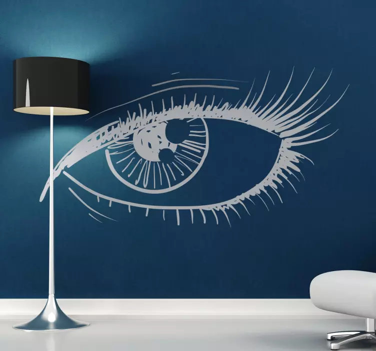 Autocolante decorativo olho de mulher - TenStickers