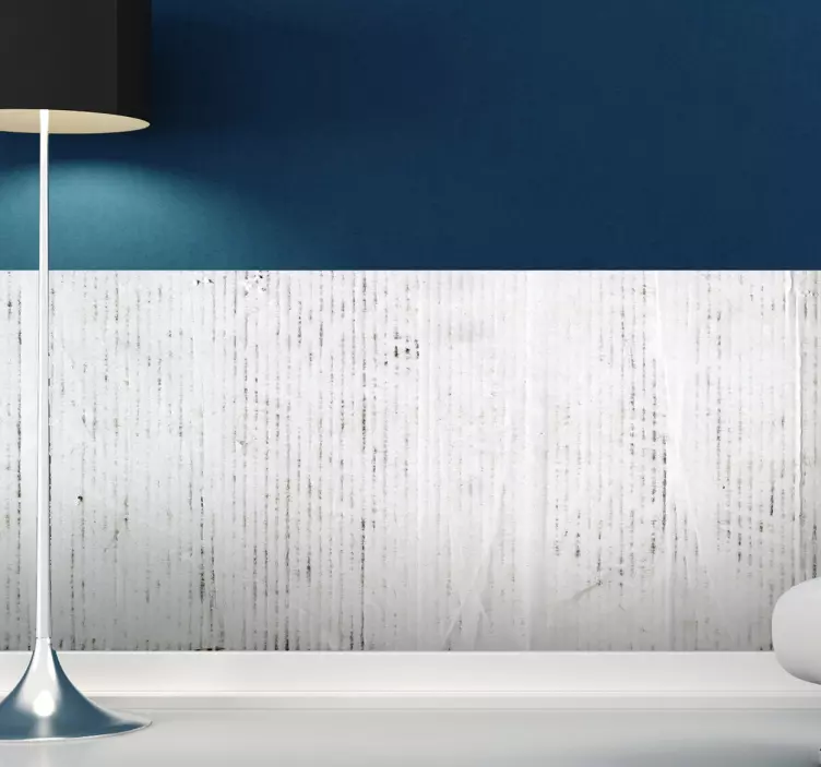 Autocolante decorativo padrão branco - TenStickers