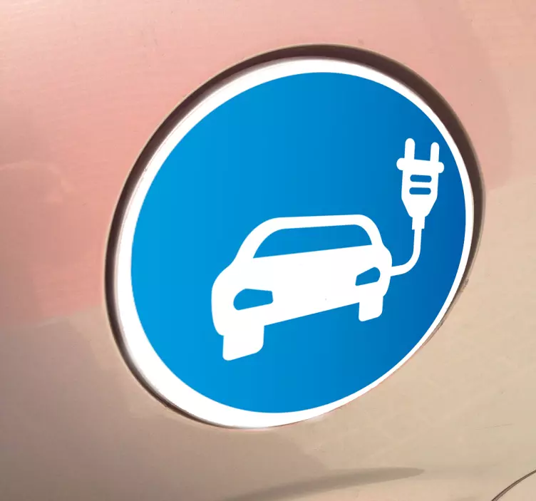 Autocolante para carros Carro elétrico - TenStickers