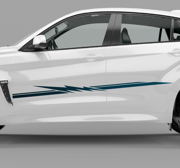 Autocolante para carros Faixa de corrida para carro - TenStickers