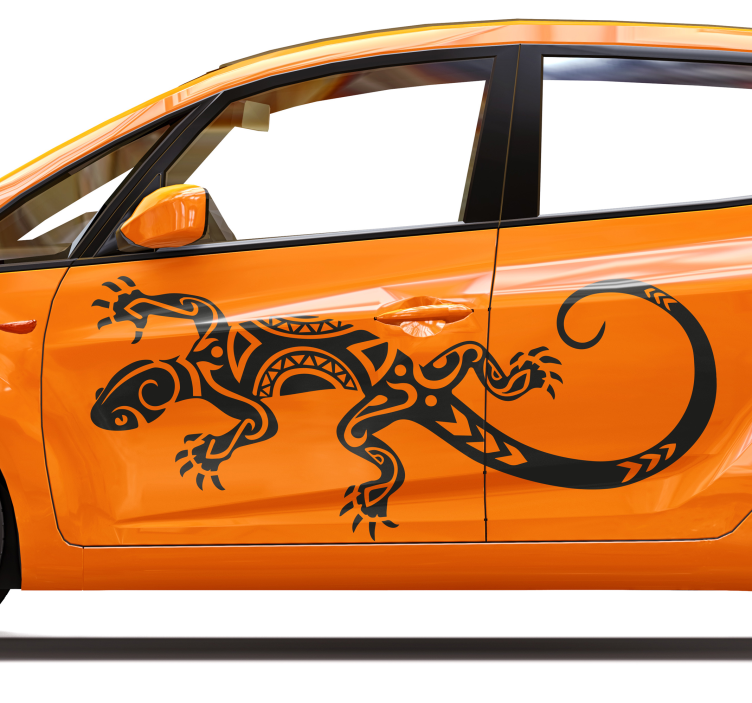 Autocolante para carros Lagarto tribal - TenStickers
